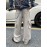 1pc Vintage-Inspired Street Style Loose-Fit Cargo Jeans for Adults, Solid Color Cotton Fabric, Non-Stretch, Multiple Pockets, Regular Length, All-Season Woven Trousers