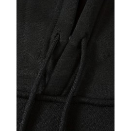 IT'S A JAY THING Print Hoodie, Cool Hoodies For Men, Casual Hooded Sweatshirt With Kangaroo Pocket For Winter And Fall