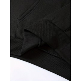 IT'S A JAY THING Print Hoodie, Cool Hoodies For Men, Casual Hooded Sweatshirt With Kangaroo Pocket For Winter And Fall